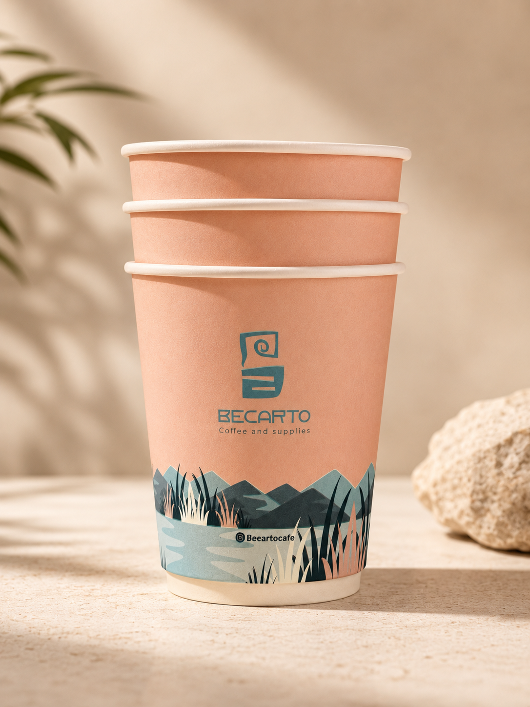 Becarto Paper cups 8oz