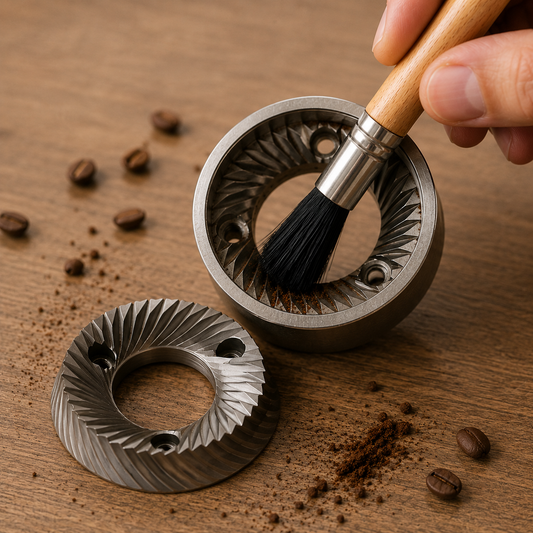 Brush wooden handle | فرشاه تنظيف طاحونة القهوة