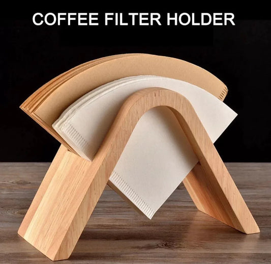 wooden paper stand