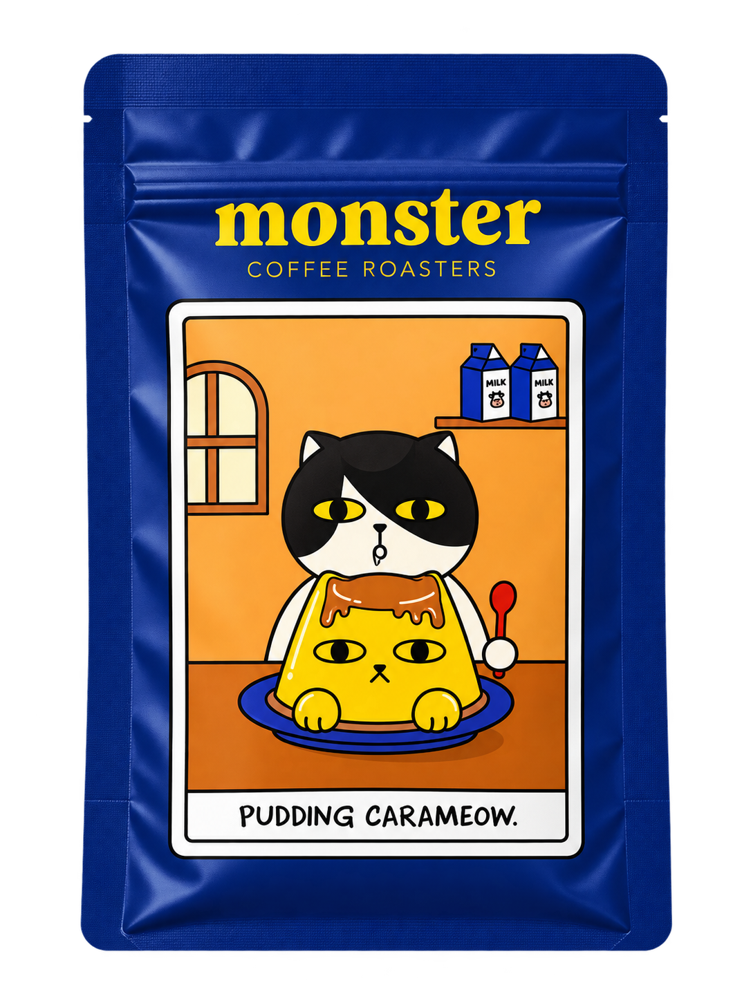 Monster coffee roaster | Pudding carameow