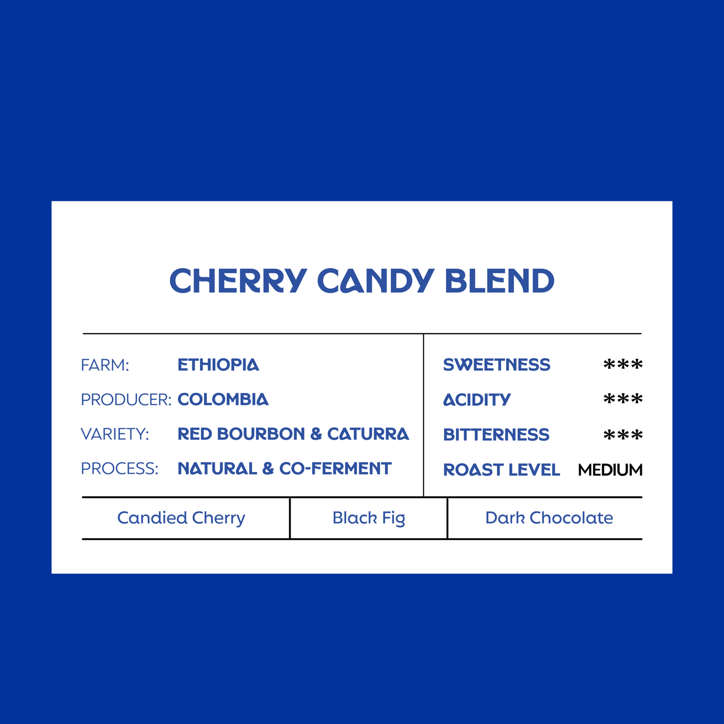 Julith Roastery |  CHERRY CANDY BLEND - espresso