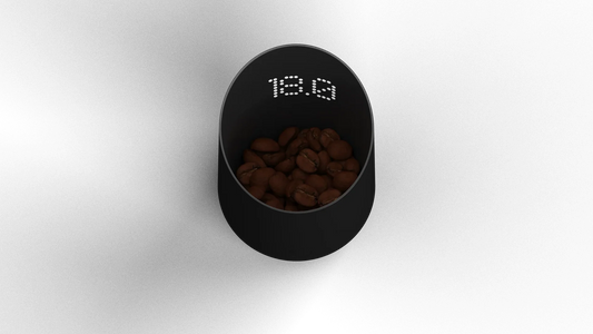 SUBMINIMAL SUBSCALE DIGITAL COFFEE DOSING CUP