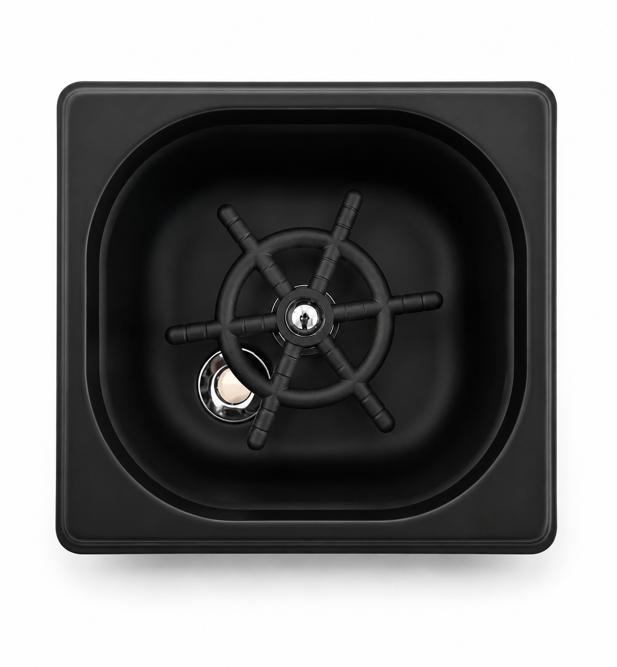 Cup Washer Rinser - black