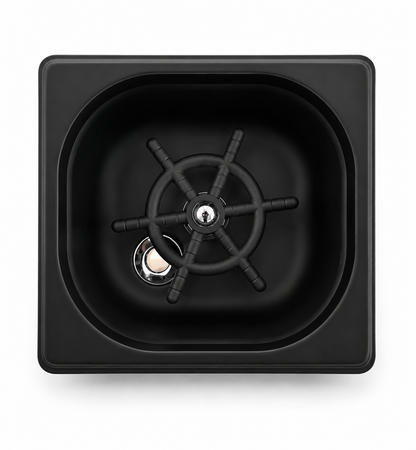Cup Washer Rinser - black