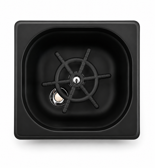 Cup Washer Rinser - black